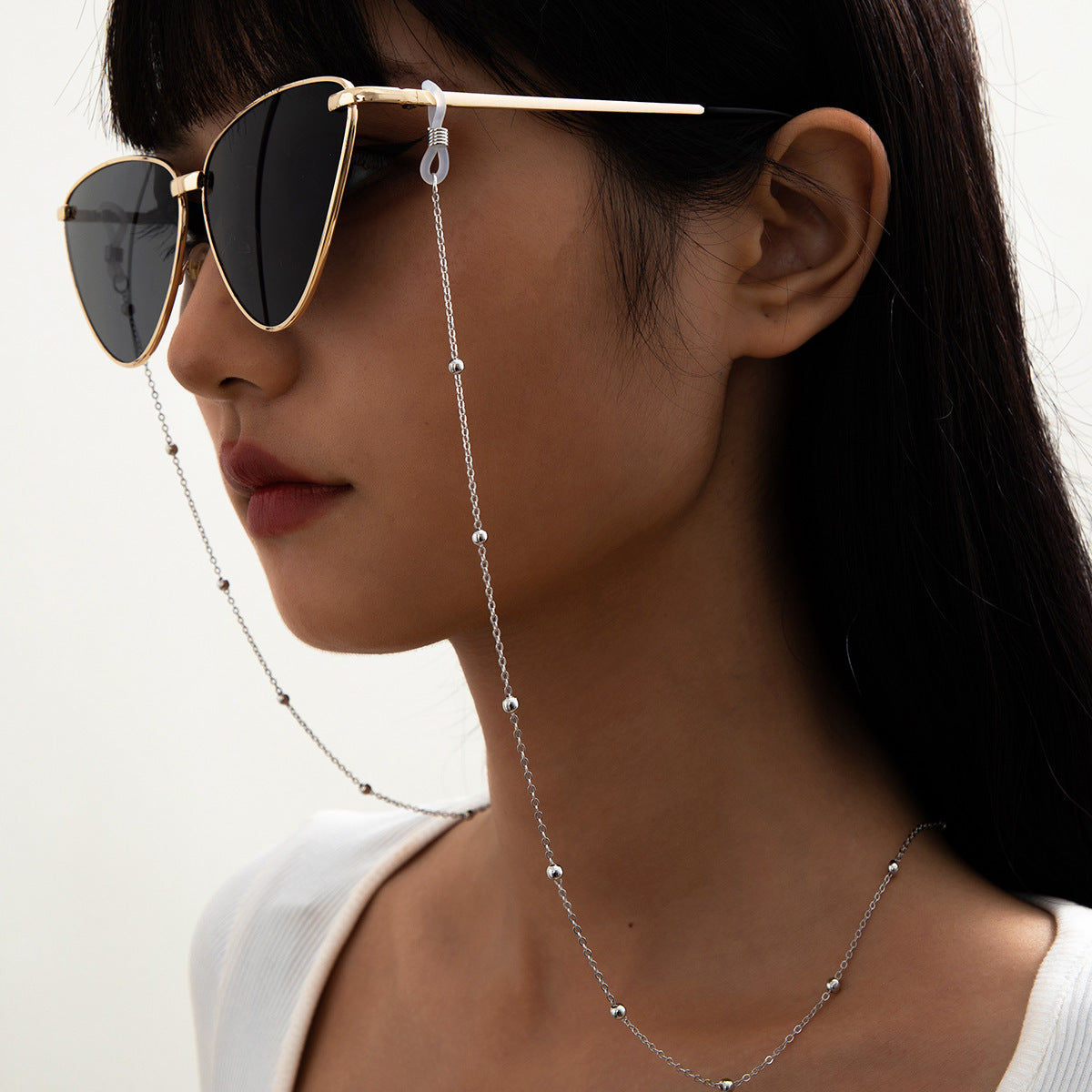 Stilvolle Sonnenbrillenketten für Frauen