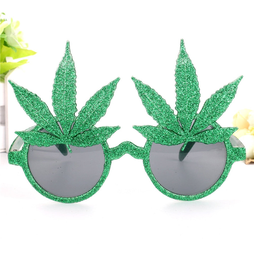 Shiny Leaf Sunglasses